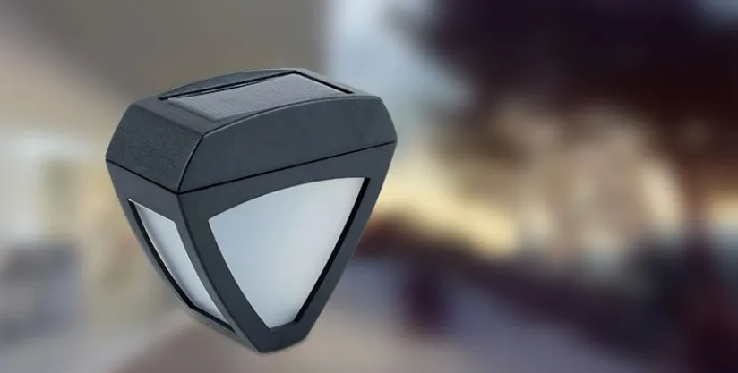 Садовый светильник в европейском стиле на солнечной батарее для лестницы