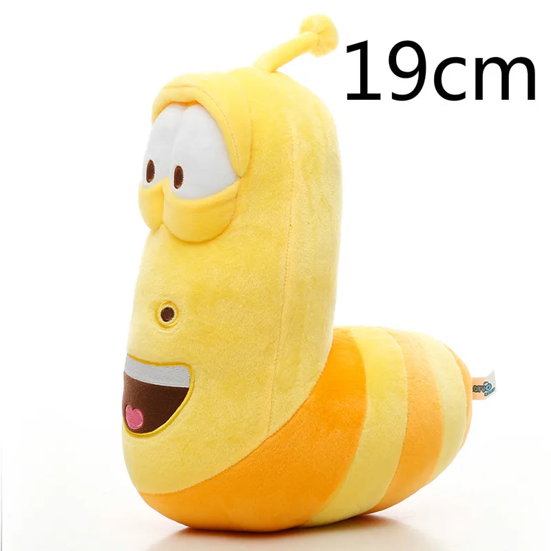 19cm Милые плюшевые насекомые слизни личинка игрушки плюшевая кукла для детей Забавные игрушки червя подарок на день рождения ребенка 3 цвета мягкая игрушка - Цвет: 19cm