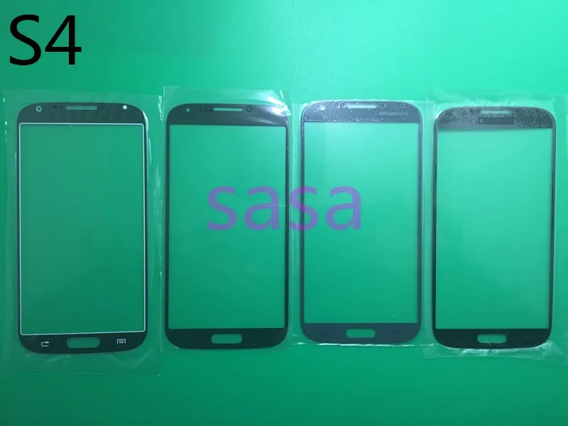 10 шт./лот Сменное переднее внешнее стекло для Samsung Galaxy S4 i9505 I9500 i9506 i337 M919 ЖК