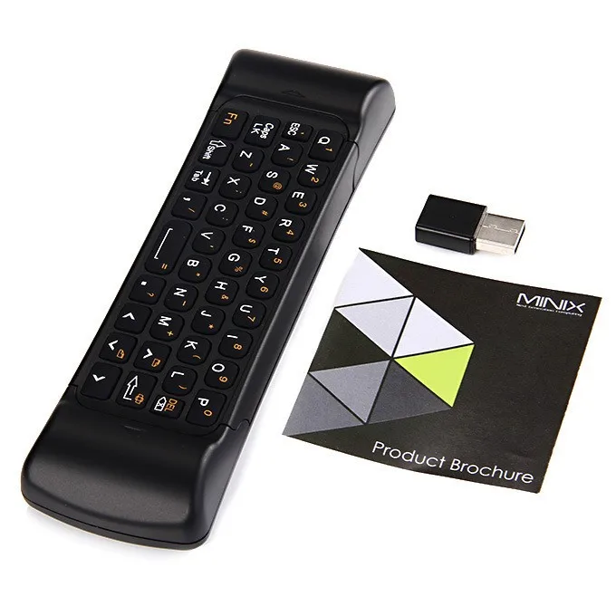 MINIX NEO A2 Lite Fly Air Mouse 2.4Ghz Wireless Keyboard Six-axis Multi-OS support For Android Smart TV Box PC Remote Controller |