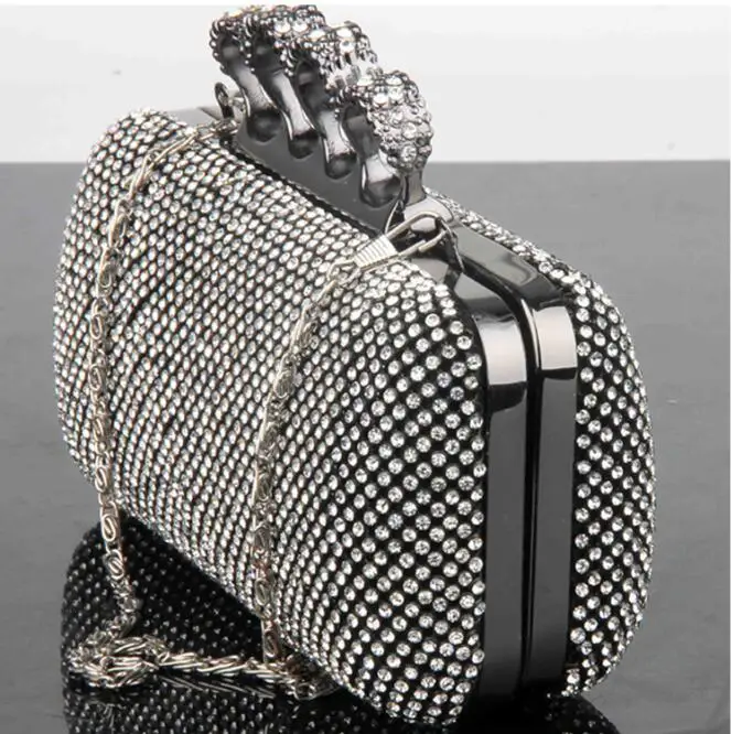 Knucklebox вечерние сумочки со стразами для клувечерние новая женская сумка