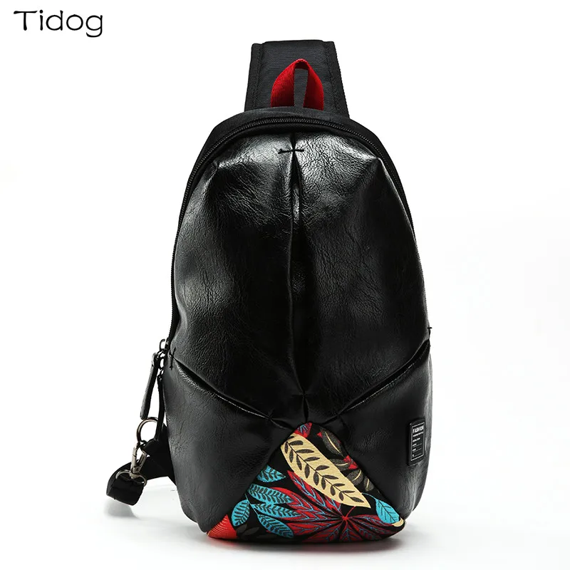 Мужская нагрудная сумка Tidog Fashion tide|Поясные сумки| |