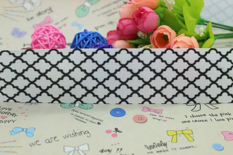 1 5 дюймовая Бесплатная доставка Φ Grosgrain лента Материал вечерние Diy оптовая