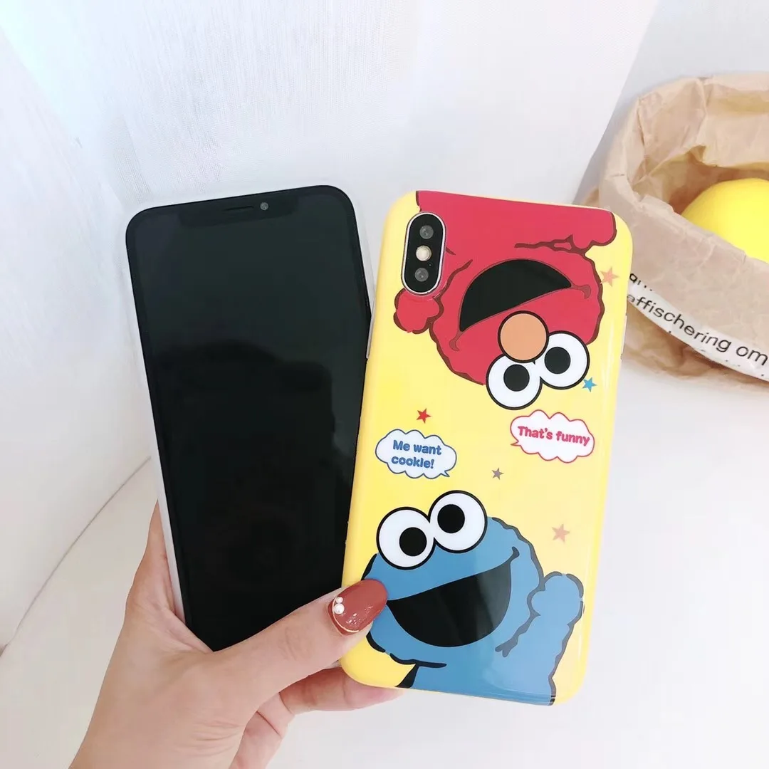 Милый мультяшный брендовый трендовый чехол для телефона iPhone 6 6s 7 8 Plus X XS MAX XR