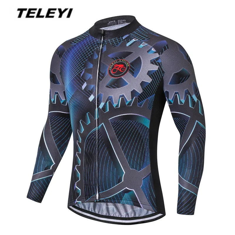 Мужская одежда для велоспорта Gear Bike MTB Ropa Ciclismo Maillot рубашка с длинным рукавом топ
