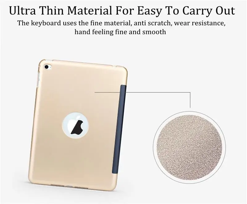 Чехол для IPad Mini4 Mini 4 A1538 A1550 чехлы планшета с беспроводной Bluetooth клавиатурой