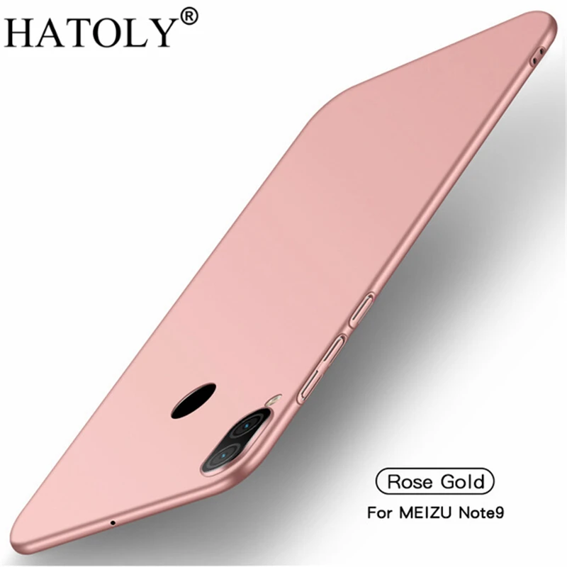 Гладкий чехол для Meizu Note 9 ультратонкий жесткий защитный чехол-накладка из
