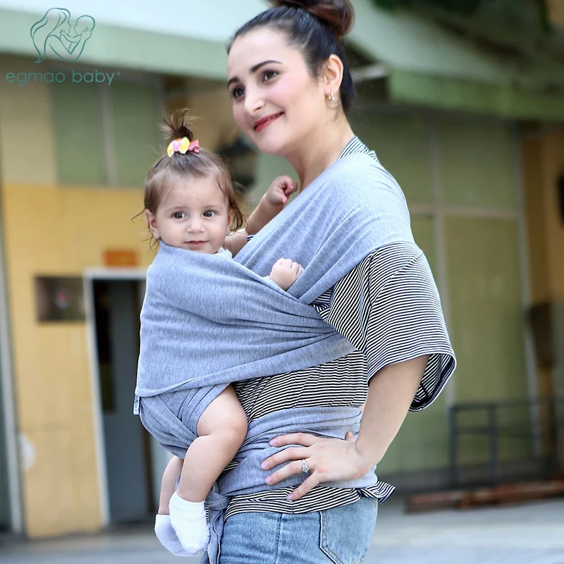 NewBaby переноска для младенца слинг рюкзак удобный Модный мягкий натуральный обертывание от 0 до 2 лет дышащий хлопок Хипсит уход чехол