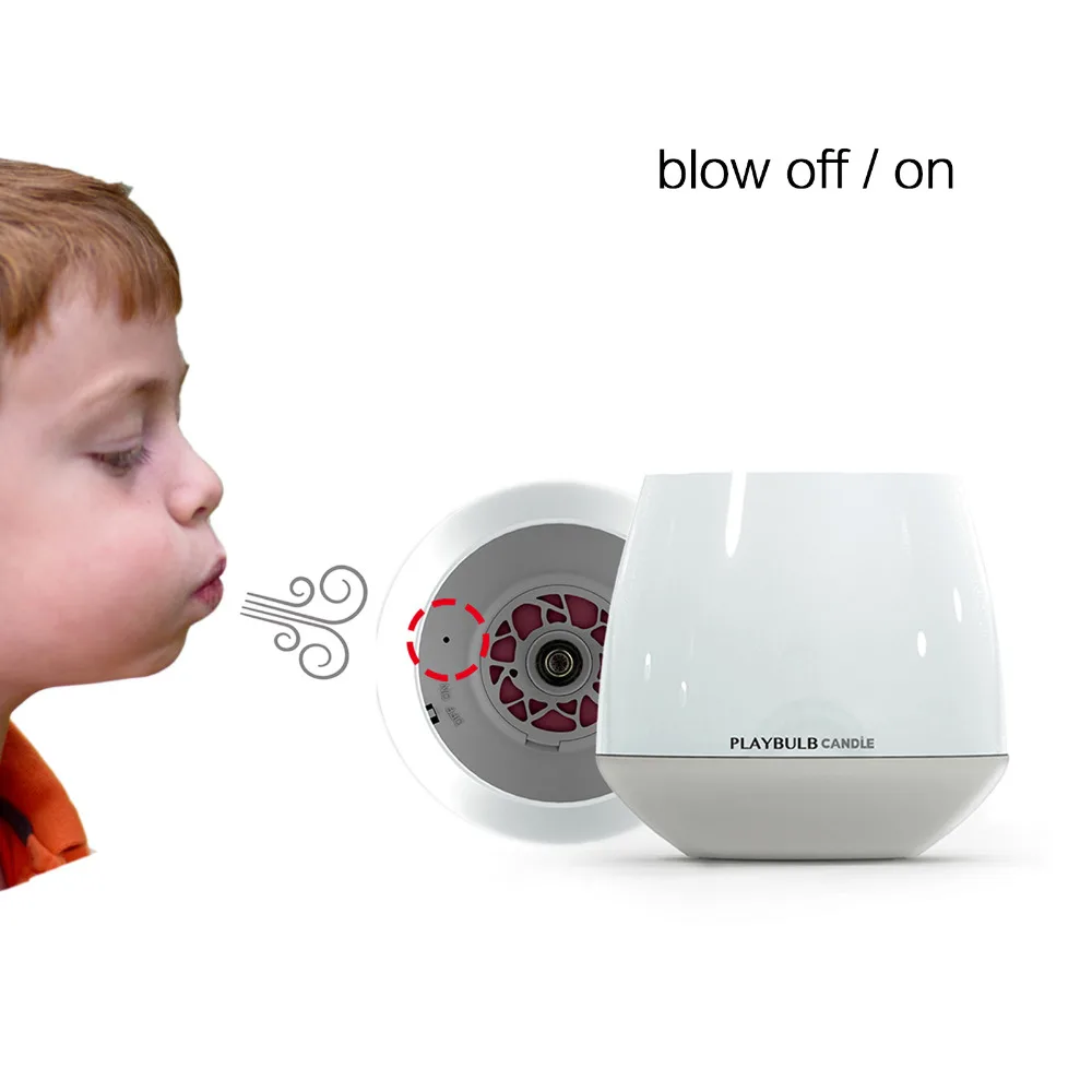 

MIPOW 2Pcs Smart LED APP Remote Control RGB Magic Bulb Lamp Wake-Up Lights Compatible