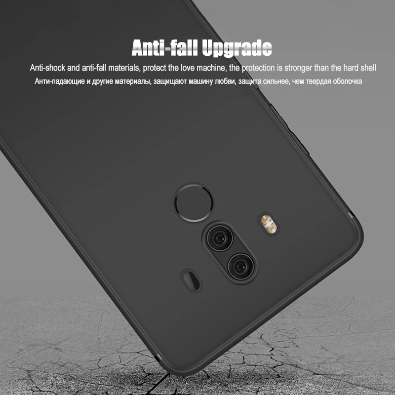 LuckGuard для Huawei Mate 10 Pro Чехол 8 9 20 чехлы телефонов задняя силиконовая Мягкая крышка