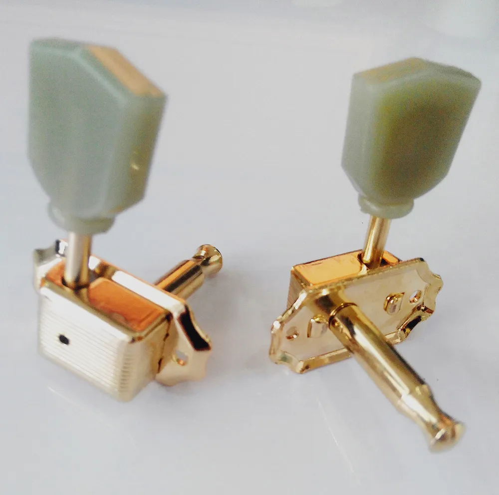 Набор винтажных колышек для электрогитары сменные головки золотистые 6L6R 2