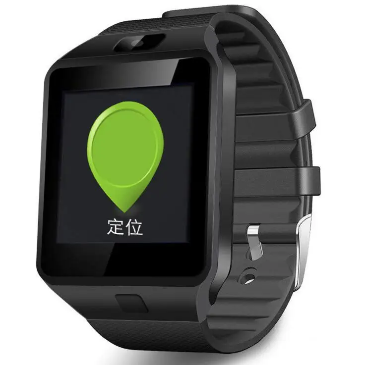 Ssdfly новые умные часы Dz09 умные часы с Bluetooth умные сенсорные умные часы Bluetooth подключение телефона sim-карты - Цвет: Черный