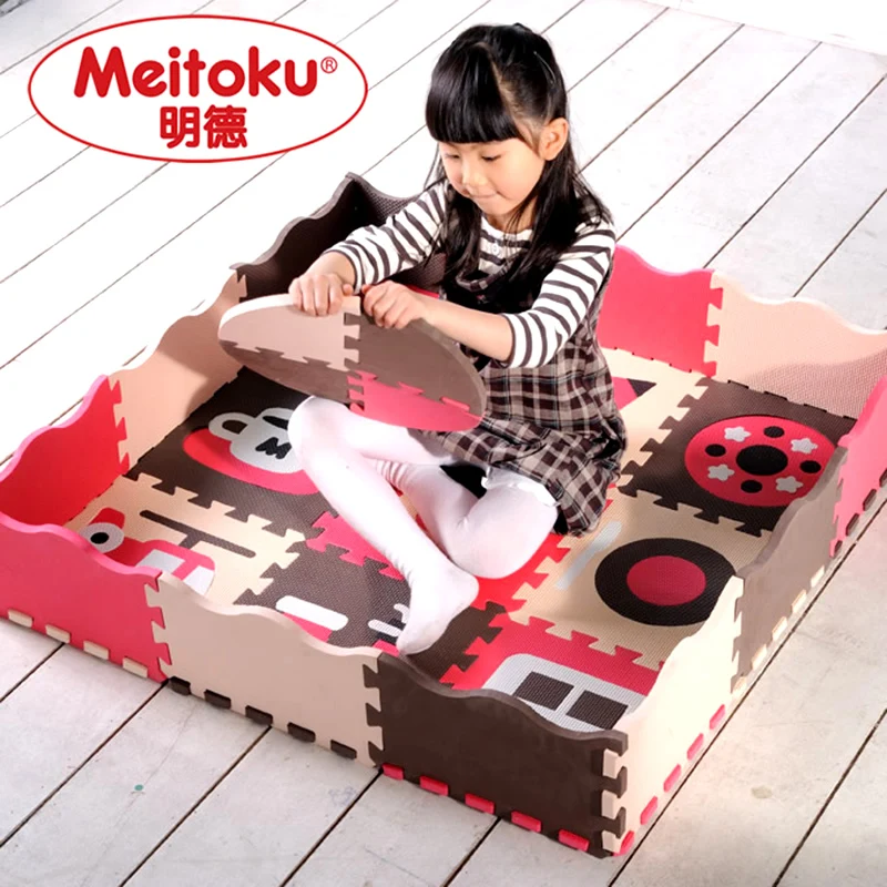 Коврик пазл Meitoku Baby play пледы из вспененного этилвинилацетата для детей ковер