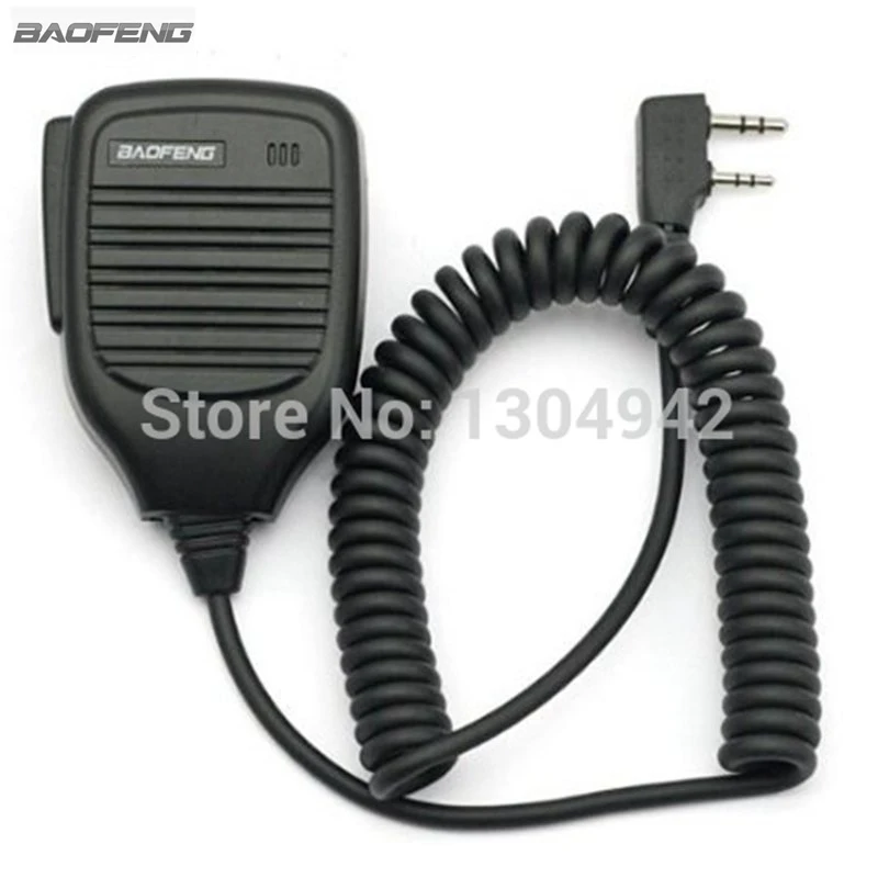 Baofeng микрофон с K разъемом 2 контактный ручной для раций|radio speaker mic|speaker micradio mic |