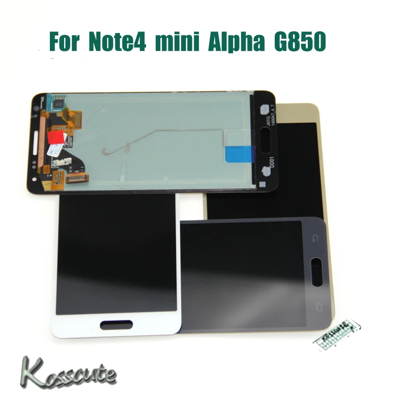 ЖК дисплей 4 7 дюйма для Samsung Galaxy Alpha G850 G850A G850F G850M G850K сенсорный экран с цифровым