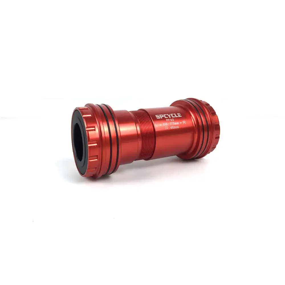 Red Spcycle PF30 24 адаптер нижние кронштейны внутренний диаметр 24 мм замок Пресс Fit PF30 Нижний Кронштейн для MTB дорожный велосипед 24 мм шатун - Цвет: Red