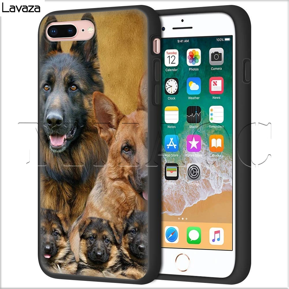 Lavaza German Shepherd Dog Case for iPhone 11 Pro XS Max XR X 8 7 6 6S Plus 5 5s se |
