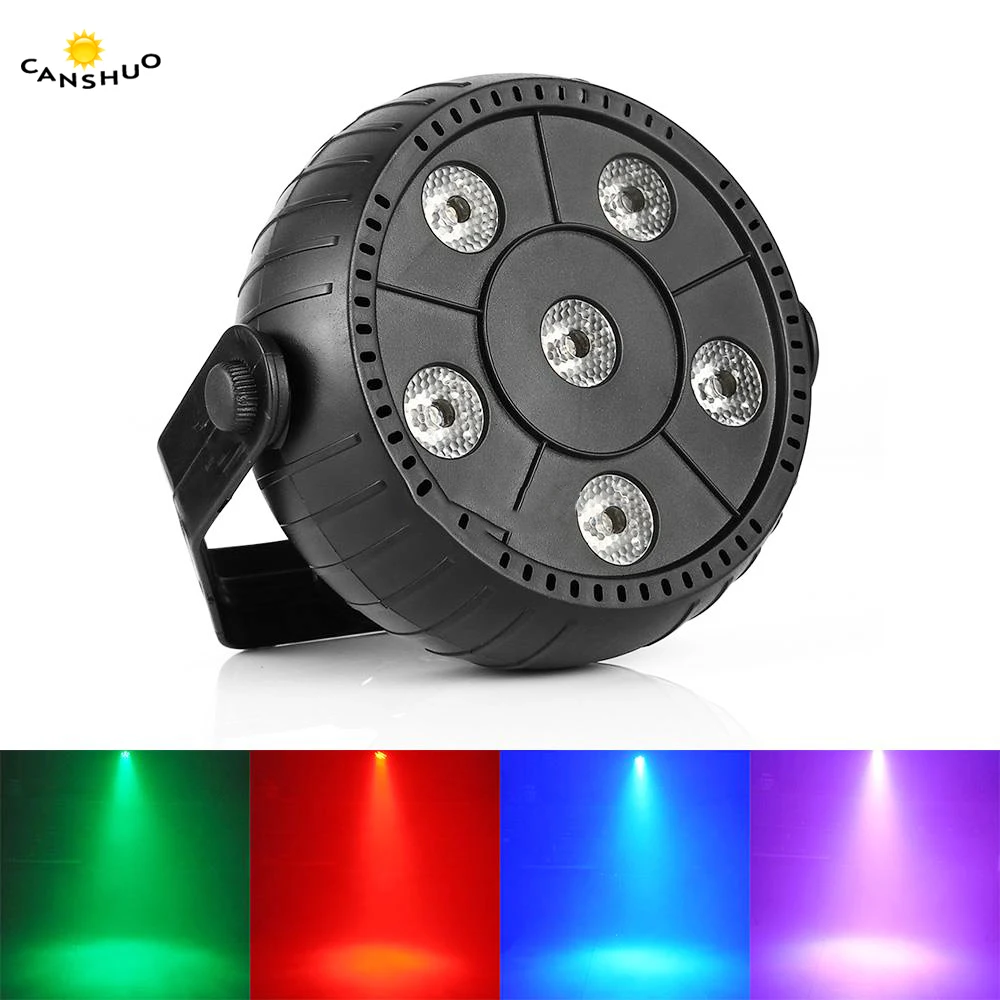 Мини 9 W Dj лазерного дискотечный шар свет этапа 6 светодиодов RGB мыть эффект Портативный этап номинальной свет Автозвук активации Indoor Дискотека лампы