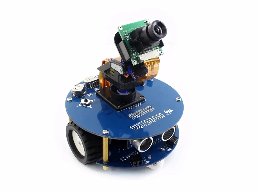 AlphaBot2 робот строительный комплект для Raspberry Pi Zero W (bulit-in WIFI) + Ультразвуковой датчик