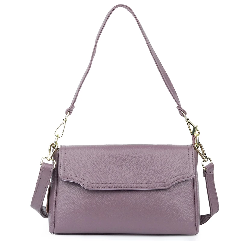

COMFORSKIN Premium 100% Cowhide Leather Cover Style Ladies Shoulder Bag European and American Envelope Women Messenger Bags 2018