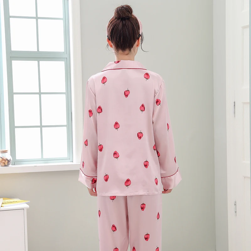 Женский пижамный комплект Пижамный костюм розового цвета из 2 предметов ночная