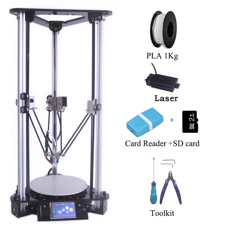 Аппарат для лазерной порезки Delta 3D принтеры DIY Kit с автоматическим нити 32 битный