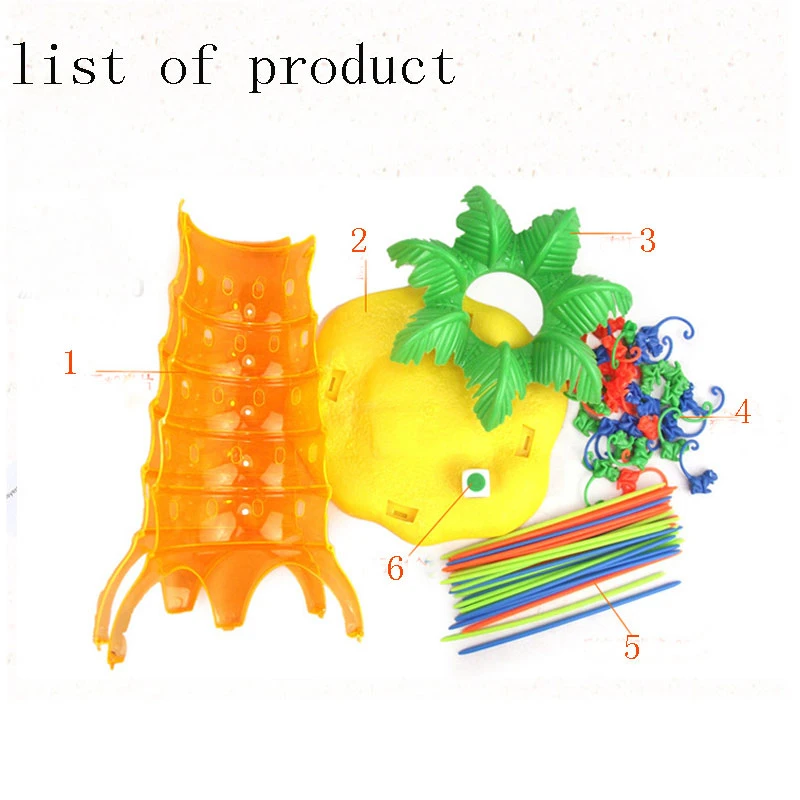 INBEAJY настольные интерактивные игры детские головоломки забавная обезьяна флип