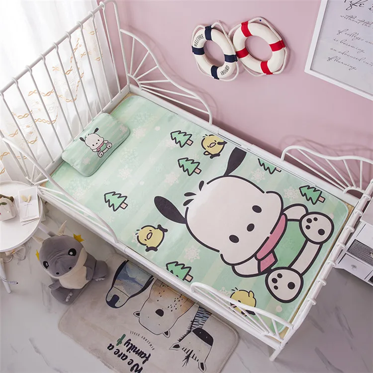 12 Детский матрас для детского сада, милый рисунок hello kitty, Широкоформатная детская кровать, Шелковый матрас, комплект, 1 шт., простыня, комплект, подушка - Цвет: 12