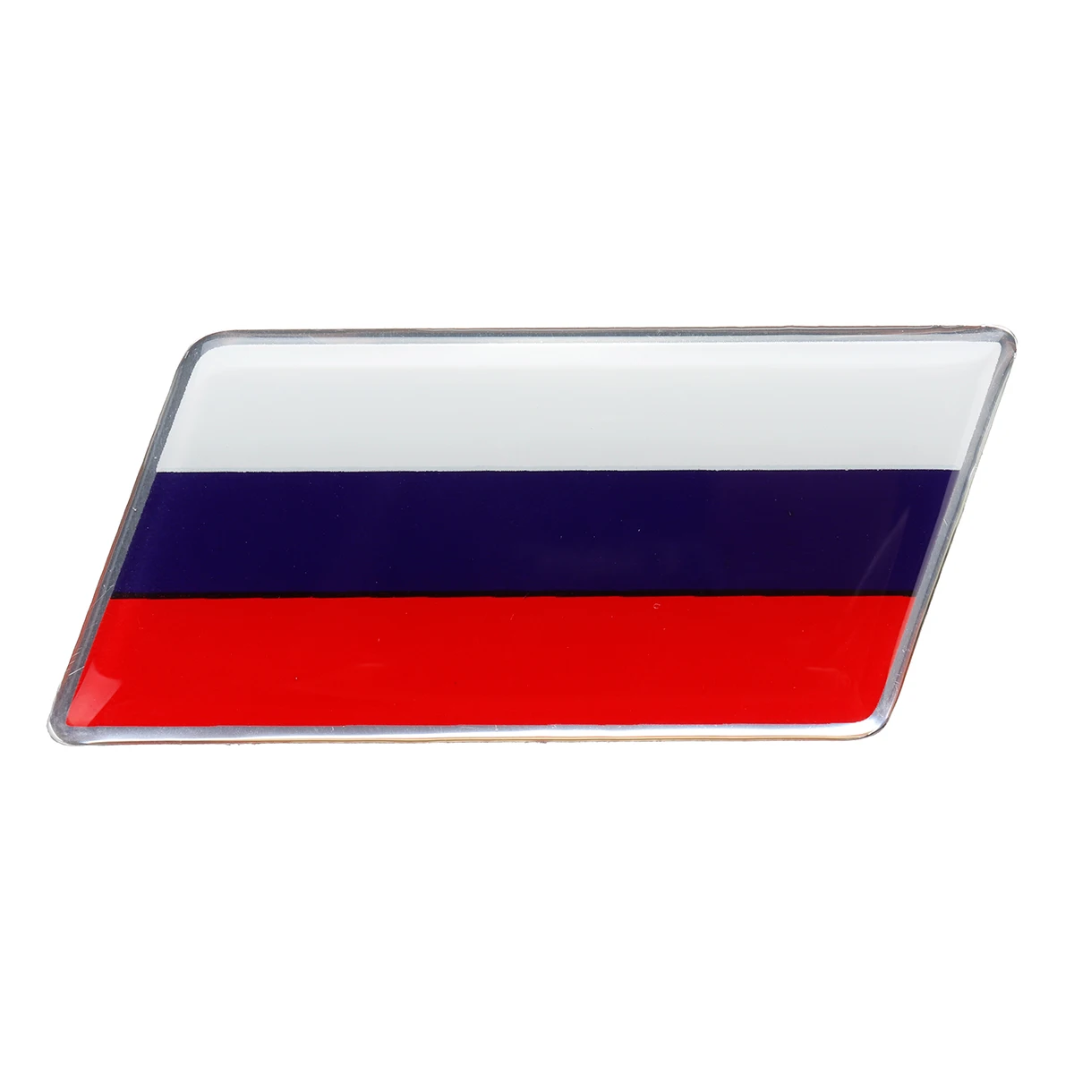 Russian Автомобильный флаг Великобритании, Германии, Франции, Австралии, Америки, России, алюминиевый флаг, решетка, эмблема, значок для VW для Jetta Golf для Audi - Название цвета: Russian