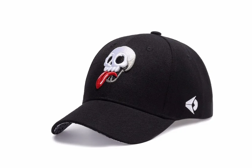 Wuaumx бейсболка мужская кепка женская Snapback вышивка Череп кепки мужские бейсболки женские хип хоп шапки кепка унисекс