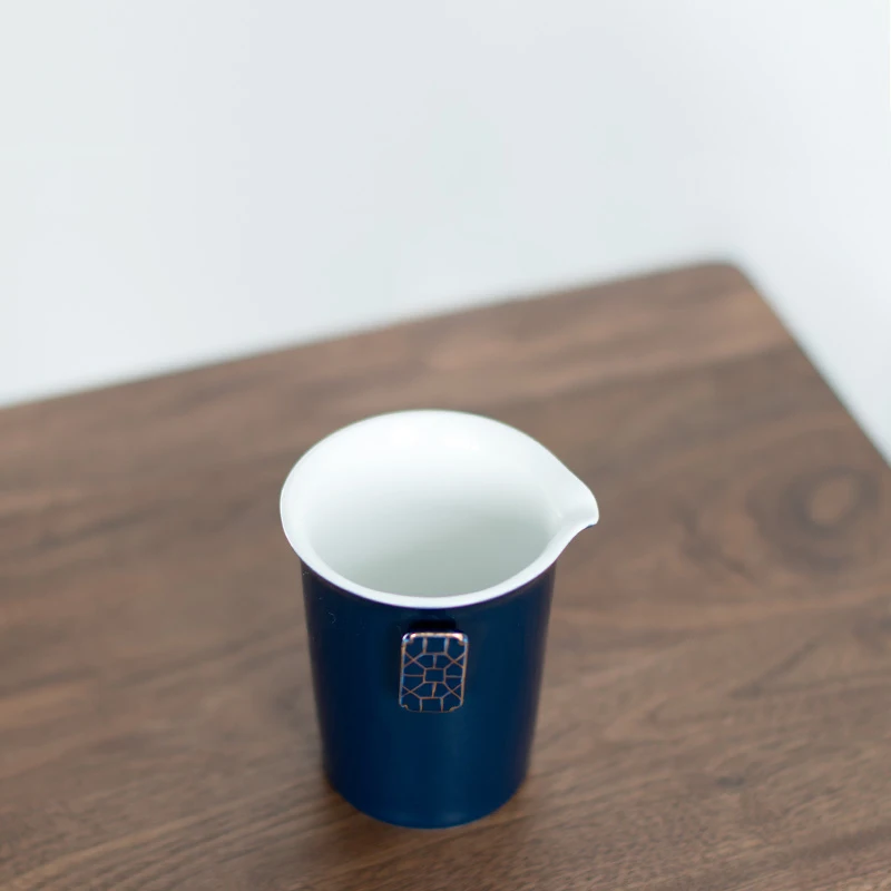 Яркая кружка из синей глазури в японском стиле куб. См|mug porcelain|set coffeeporcelain mug |