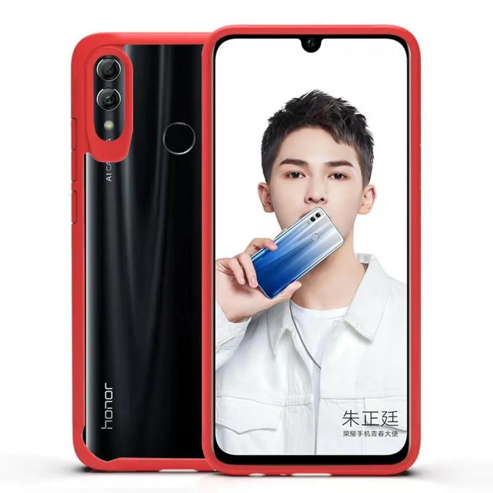 Чехол для Huawei Honor 10 Lite 6 21 дюймов Мягкий силикон + прозрачный защитный чехол