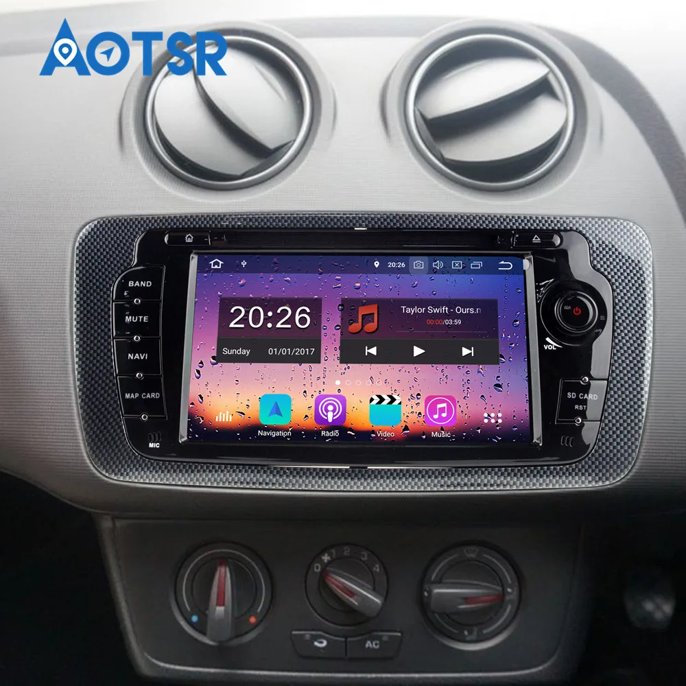 Автомагнитола 2 din Android 9 0 4 + 32 ГБ мультимедийный DVD плеер для SEAT IBIZA 2009 2010 2011 2012 2013 GPS