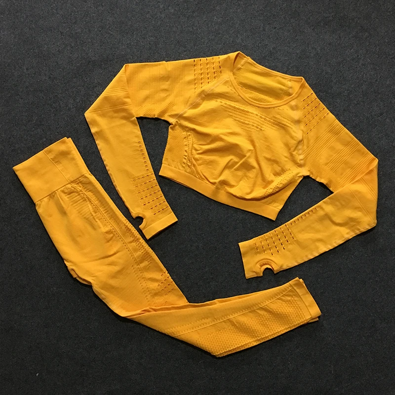 Женский спортивный костюм из 2 предметов безупречный трикотажный компрессионный