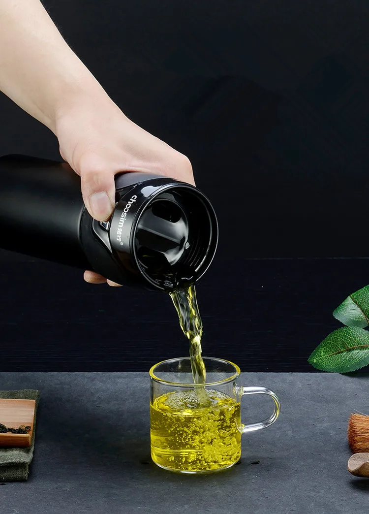 Новая деловая изолирующая бутылка для чая, переносная Мужская термос из нержавеющей стали, бутылка с фитингом, Термокружка, термофляги