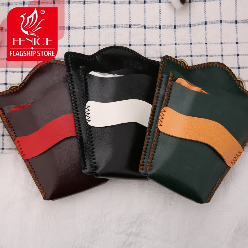 Чехол Fenice из натуральной кожи контрастных цветов Парикмахерская салонная кобура
