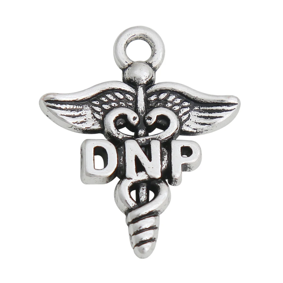 Модный сплав RAINXTAR DNP медицинский Кадуцей Charm 50 шт. 19*23 мм AAC1670|charm fashion|fashion charmscharm 50pcs