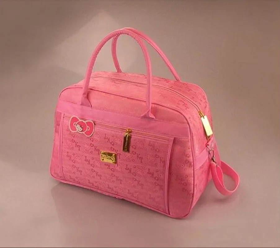 Модная милая розовая дорожная большая сумка через плечо женская дизайнерская