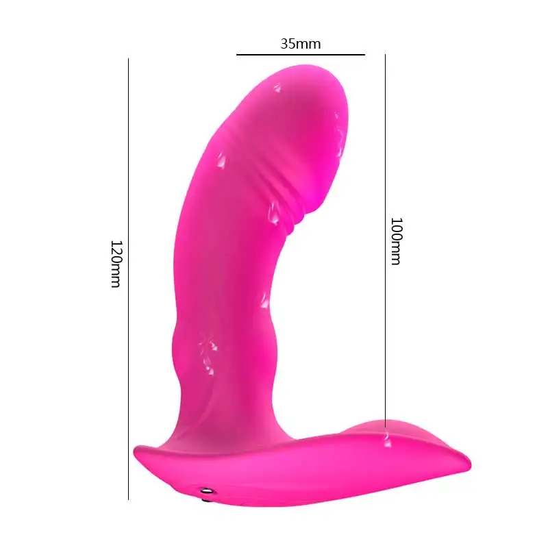 Умный нагревательный пульт дистанционного управления двойной вибратор для