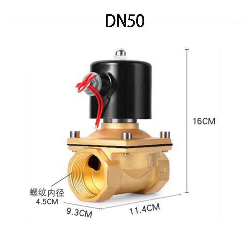 DN08 DN15 DN20 DN25 DN32 DN50 AC220/110 в DC12V/24 В нормально закрытый электромагнитный клапан пневматический клапан для воды, масла, воздуха