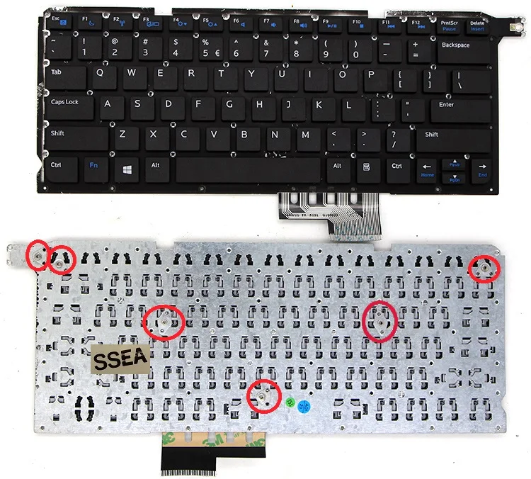 Клавиатура SSEA New US для DELL Vostro 14Z 5460 V5460 5460D 5470 5439 клавиатура ноутбука на английском