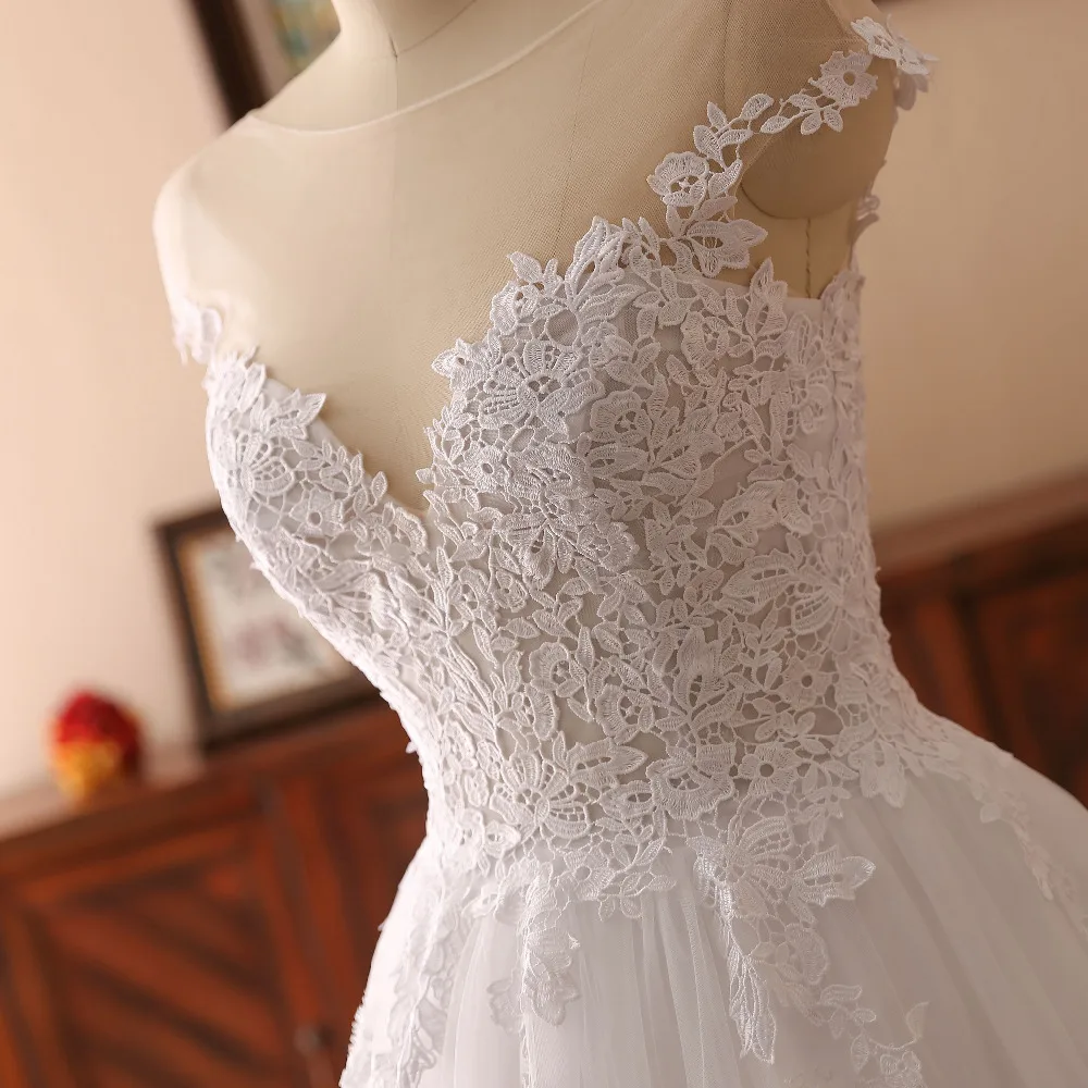 Lover Kiss Vestido De Noiva, свадебные платья с рукавами-крылышками для невесты, кружевное свадебное платье, халаты de mariee
