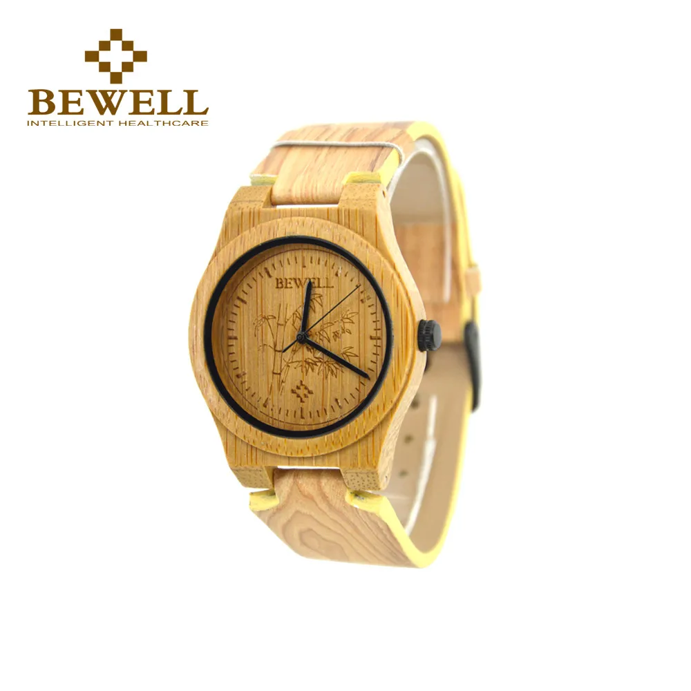 BEWELL Топ люксовый бренд бамбуковые деревянные часы для женщин Аналоговый