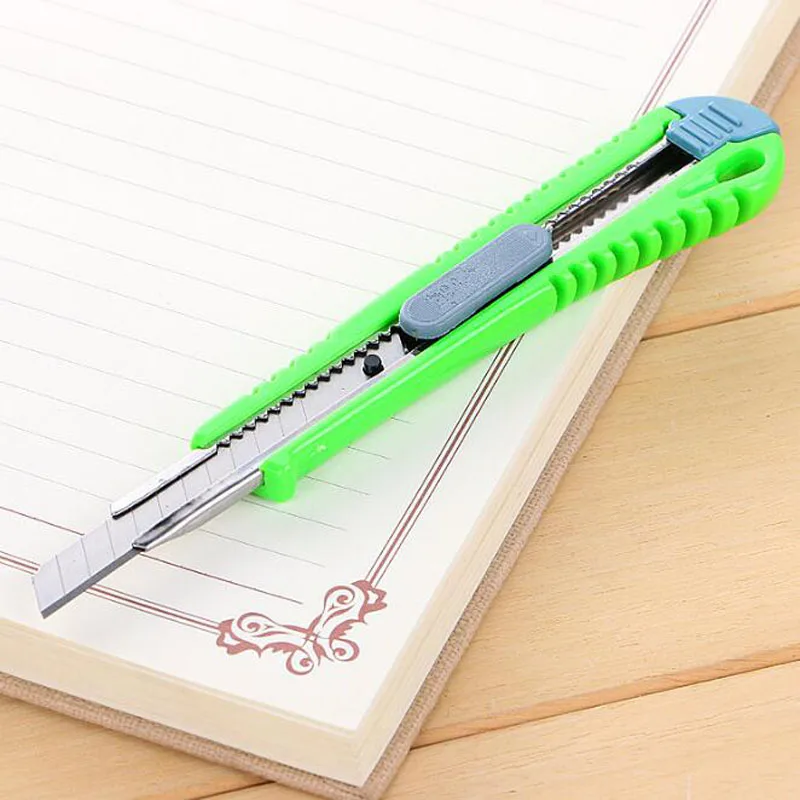 Металлическая ручка утилита Ножи Бумага резак офисные школьные принадлежности