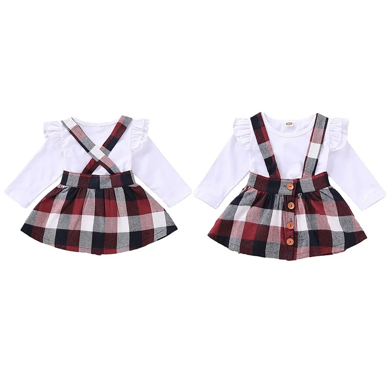 Весенний комплект детской одежды 2019 хлопковая белая рубашка для девочек +