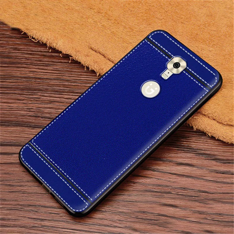Чехол Gionee M6 с текстурой личи мягкий чехол из тпу чехлы для Etui Kryt |