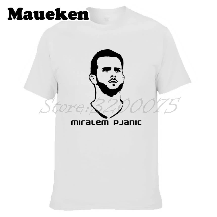 Мужская футболка Miralem Pjanic 5 одежда в боснийском стиле Футболка мужская для
