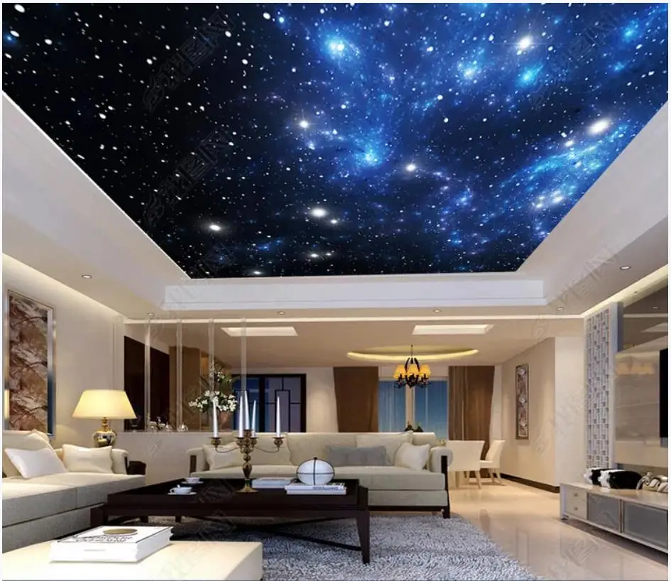 

Custom photo wallpaper 3d ceiling wallpaper Fantasy universe starry sky zenith mural decorative painting wall papers home decor