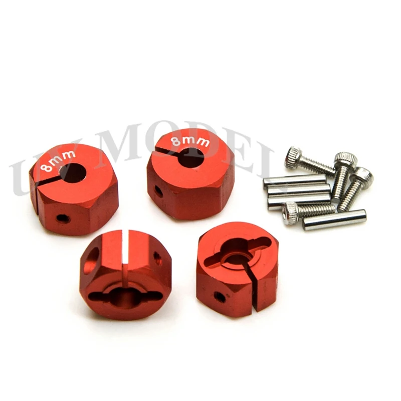 Холодный красный алюминиевый шестигранный ступицы 12 мм толщина 8 крепление и