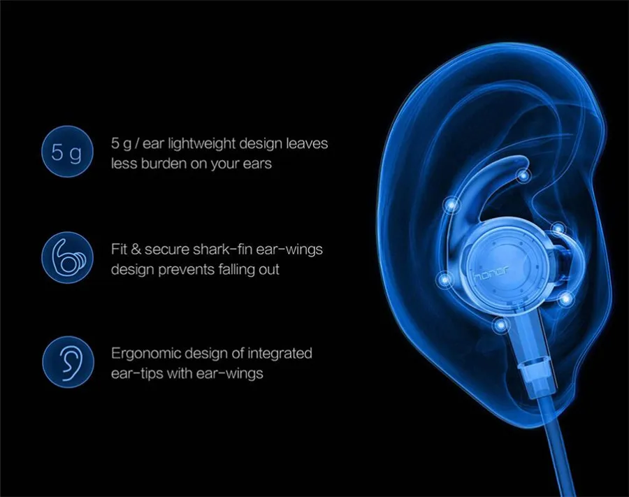honor Am61 H Am61 honor xSport am61 Bluetooth гарнитура IPX5 водонепроницаемые BT4.1 беспроводные наушники для Android IOS
